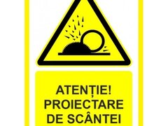 Placuta atentie proiectare de scantei